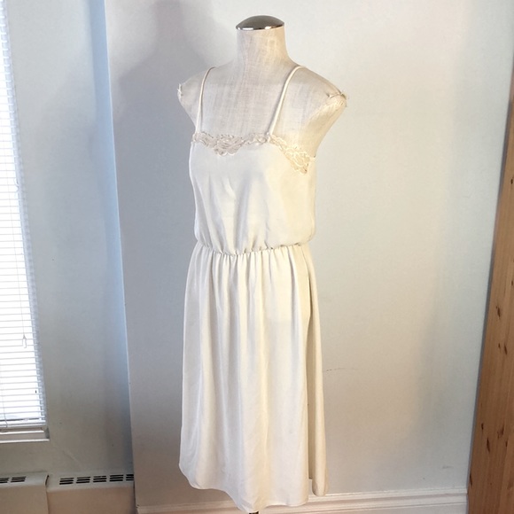 Cream St. Gillian by Kay Unger small dress with matching top - Picture 9 of 12